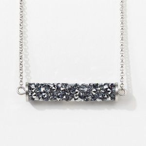 Touchstone Black Pipette Necklace NIB